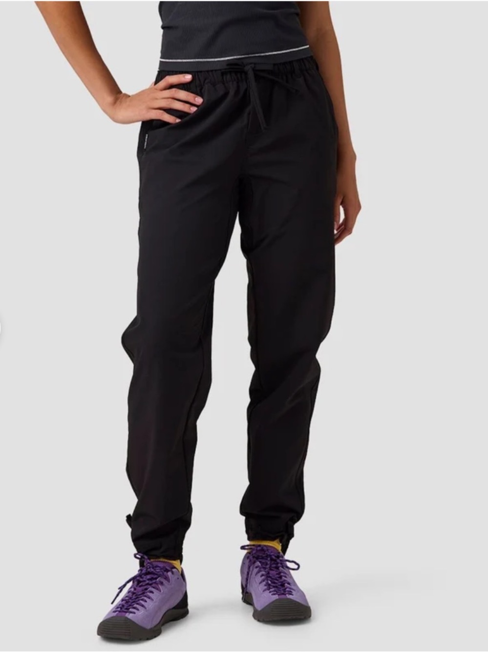 Coalatree Trailhead Adventure Pants Black Size Medium Slim